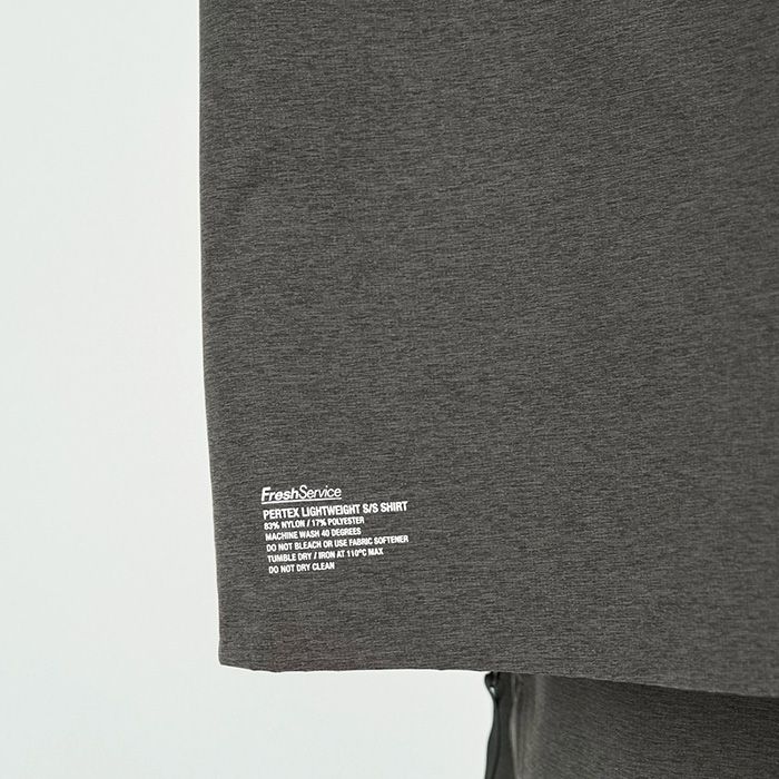 PERTEX LIGHTWEIGHT S/S SHIRT / BLACK
