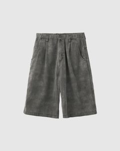 COTTON TWILL SKATE SHORTS / Vintage Black