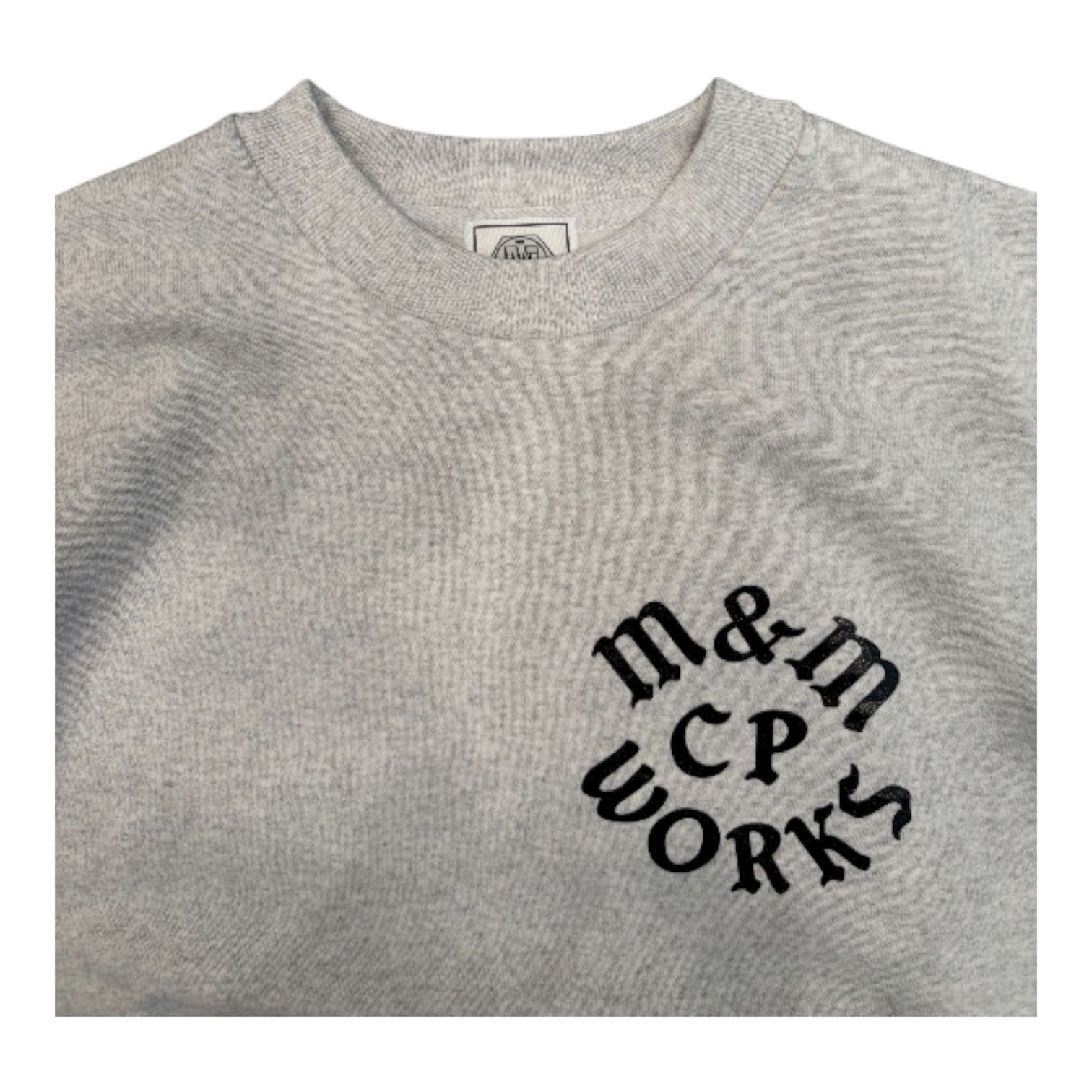 WORKS Heavy Crewneck Sweat / ASH / ヘビーオンス クルーネックスウェット
