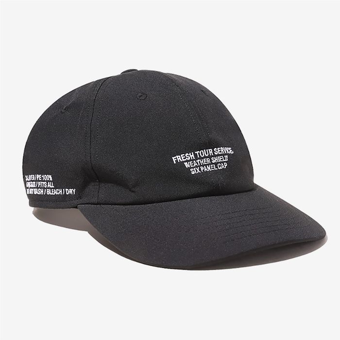 WEATHER SHIELD SIX PANEL CAP / BLACK