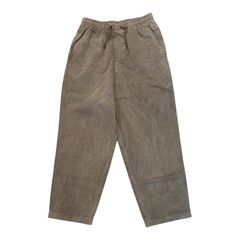 SHORE TWILL BEACH TROUSERS PIGMENT DYE / GRAY