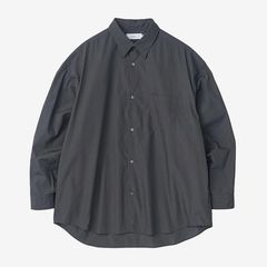 Broad L/S Oversized Regular Collar Shirt / C.Gray