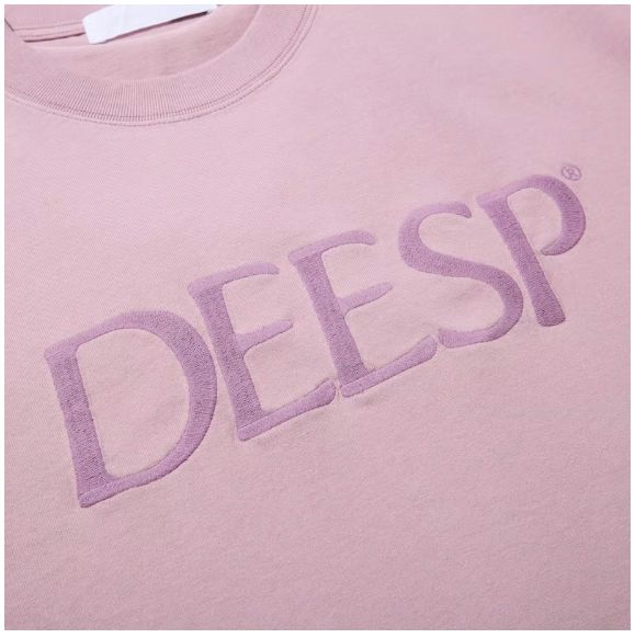 Embroidererd LZR Tee / Azuki /  ロゴ刺繍ティー