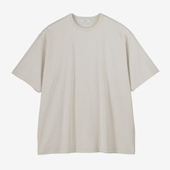 Recycled Cotton Jersey S/S Tee / ECRU
