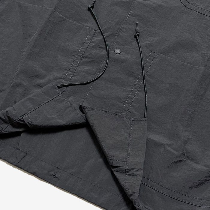 Nylon Taffeta Field S/S Shirt / AH(Asphalt Gray)