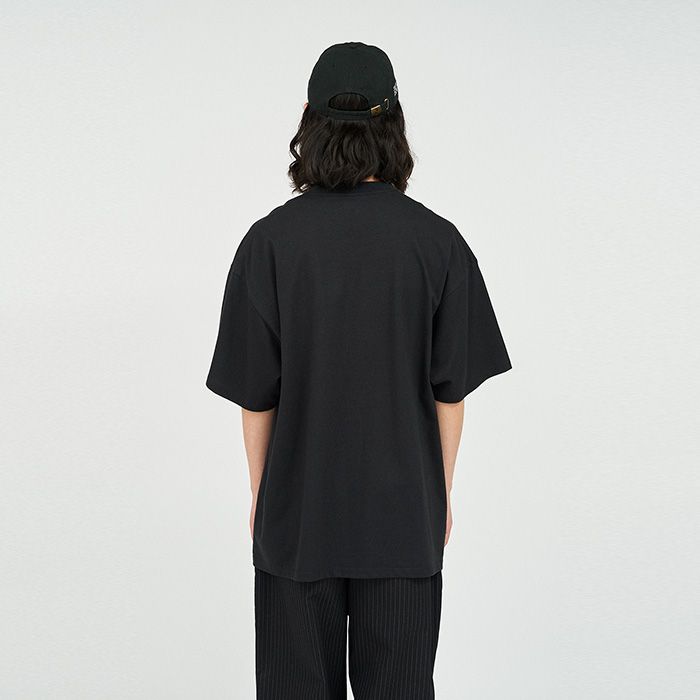 CORPORATE PRINTED S/S TEE ”MS” / BLACK