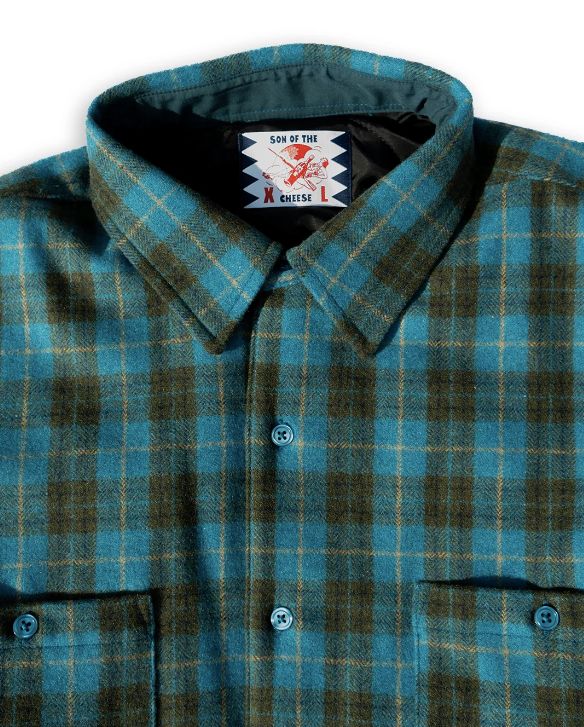 CPO Quilted Check Jacket / BLUE / CPOジャケット