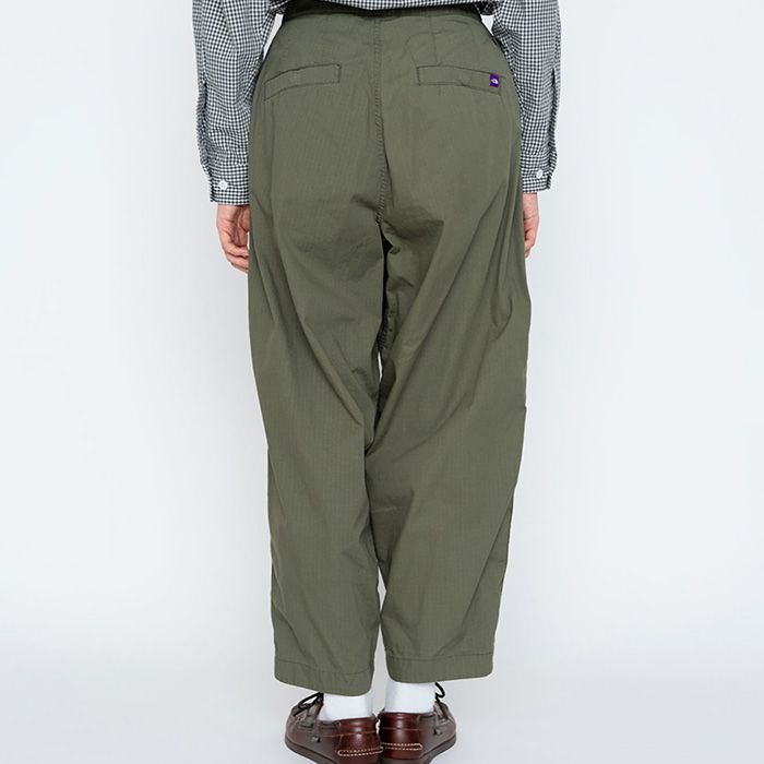 Ripstop Wide Cropped Field Pants / OD(Olive Drab)