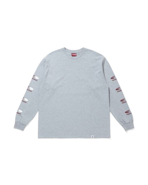 Circle Logo L/S Tee / H-GRY / プリント ティーシャツ