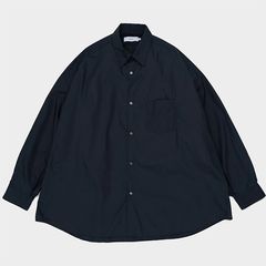Broad L/S Oversized Regular Collar Shirt / NAVY