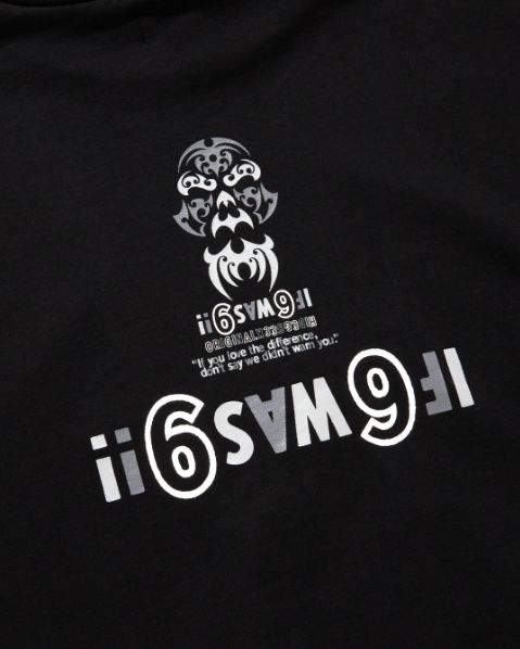 "HideandSeek×Toru Nishiura" The H&S Hooded Sweat Shirt / BLK / フーデッドスウェット