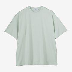 Recycled Cotton Jersey S/S Tee / PALE GREEN