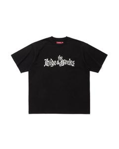 "HideandSeek×Toru Nishiura" The H&S S/S Tee / BLK / T-シャツ