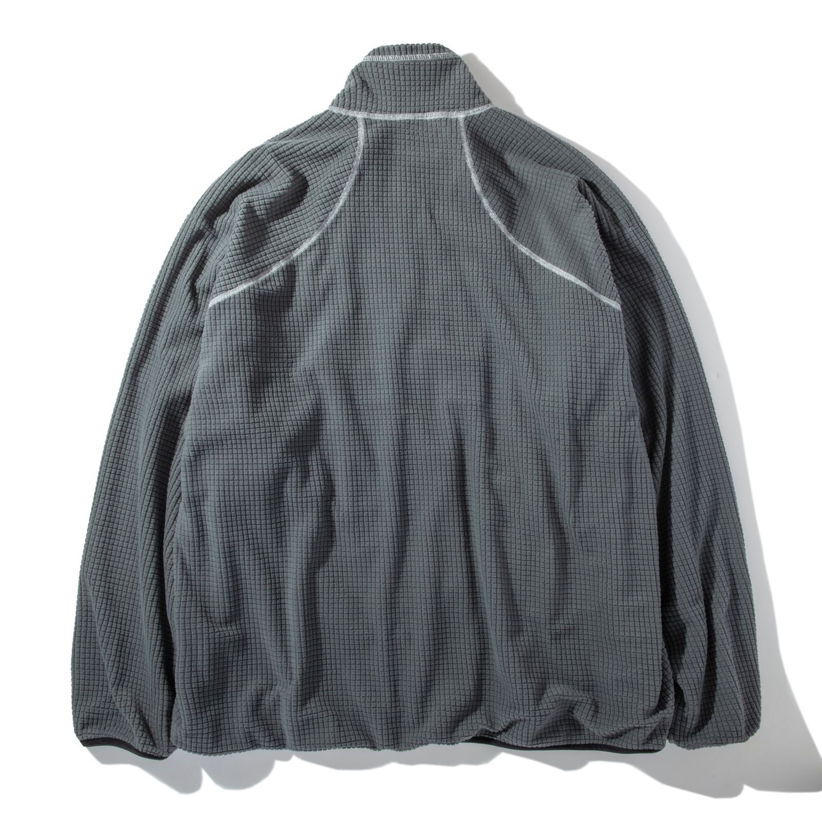 Acy - FLEECE JACKET / GRAY | Stripe Online Store