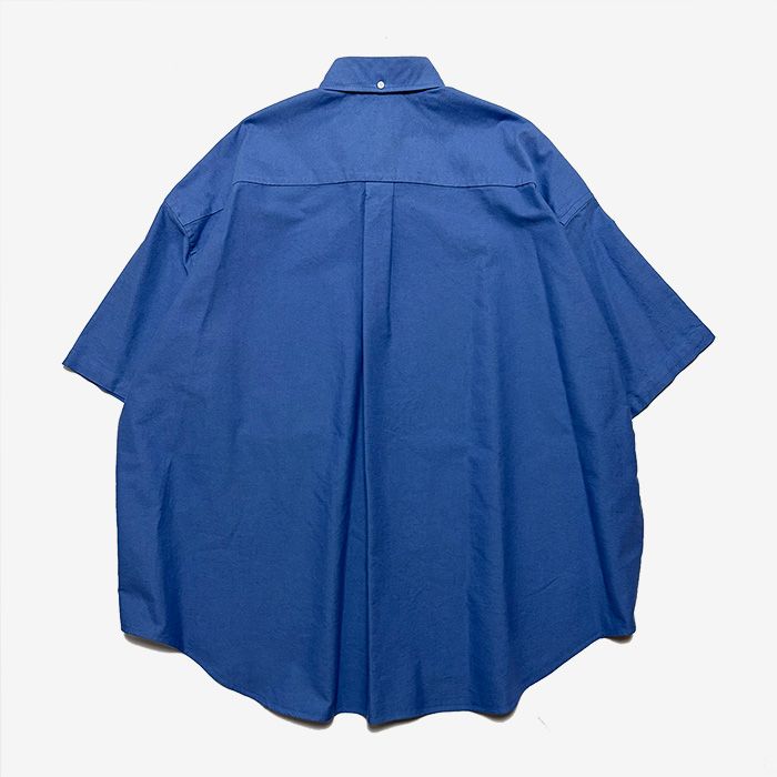 Oxford S/S Oversized B.D Shirt / Sax