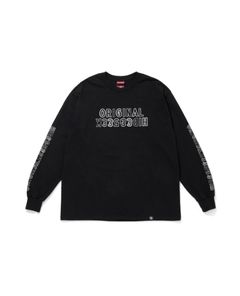 "HideandSeek×Toru Nishiura" Original H&S L/S Tee / BLK / プリントロングスリーブティー