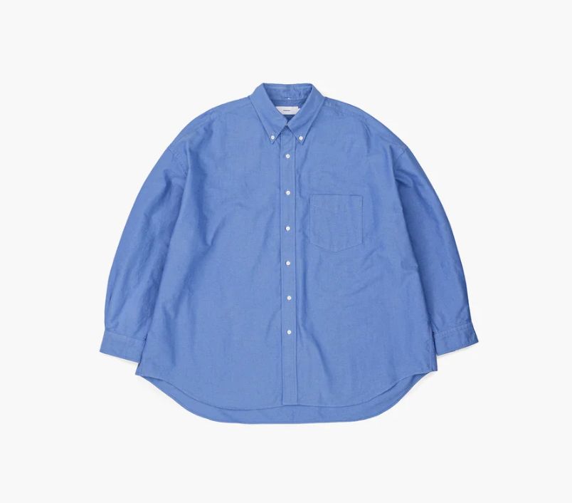 Graphpaper - Oxford Oversized B.D Shirt / SAX | Stripe Online Store