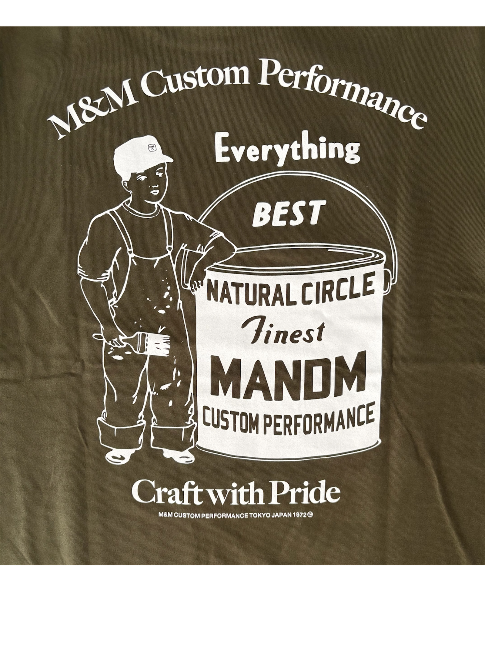 PRINT TEE / ARMY GREEN / プリントティー / 26MMT22