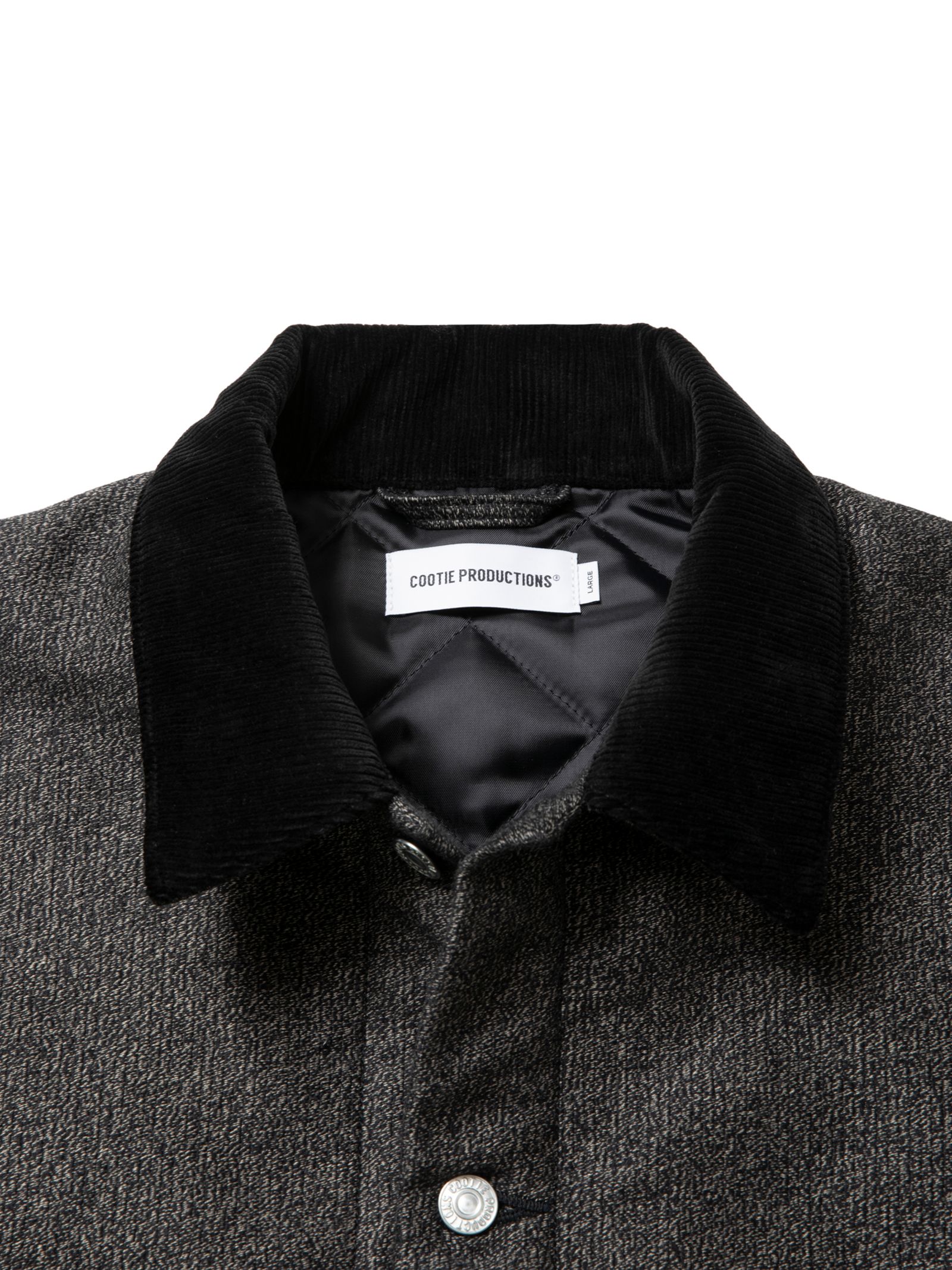 Bedford Cloth Quilting Coverall / SALT AND PEPPER /  カバーオール