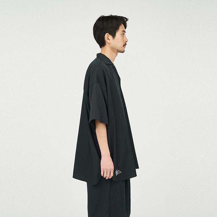 トップス \"COOLFIBER OPEN COLLAR S/S SHIRT\" フレッシュサービス 24SS COOLFIBER OPEN COLLAR S/S SHIRT