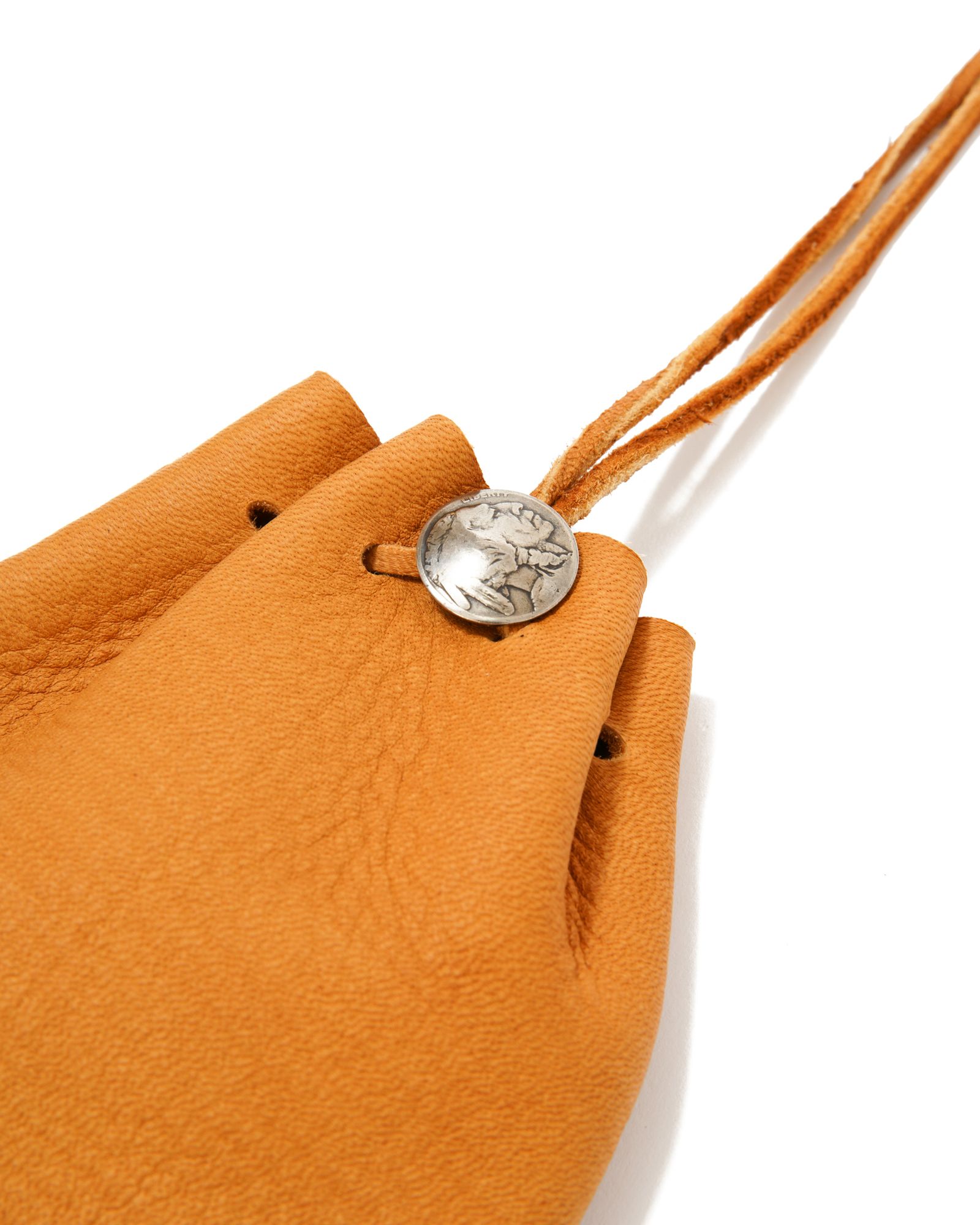 DEER SKIN DRAWSTRING / YELLOW