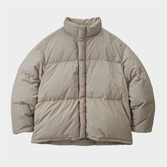 Garment Dyed Down Jacket  / GREGE