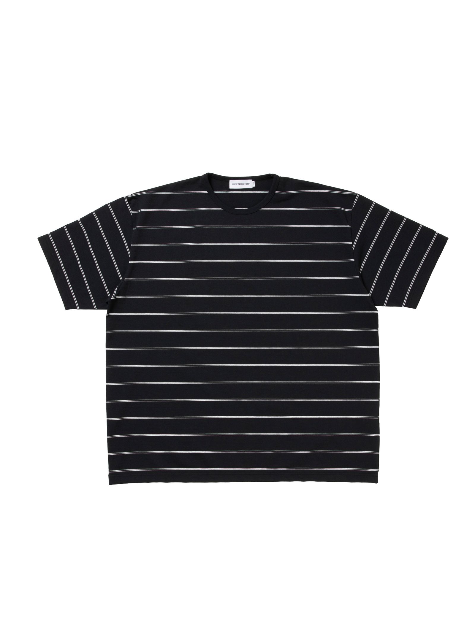 Dry Tech Jersey Border S/S Tee / BLACK /  ボーダー ティーシャツ