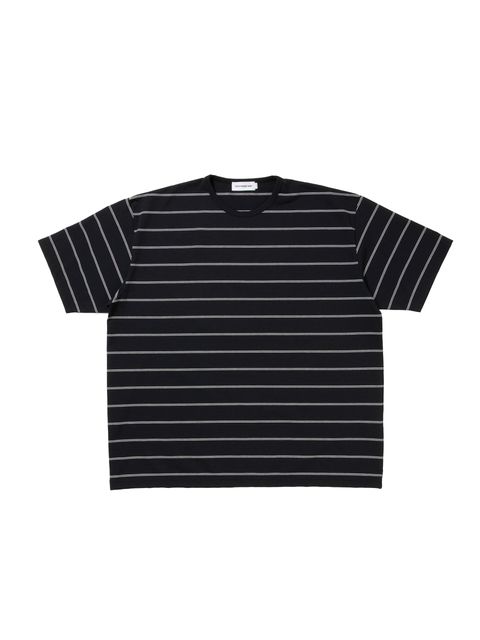 Dry Tech Jersey Border S/S Tee / BLACK /  ボーダー ティーシャツ