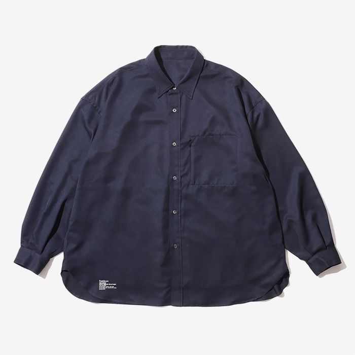 COOLFIBER UTILITY REGURLAR COLLAR SHIRT / NAVY