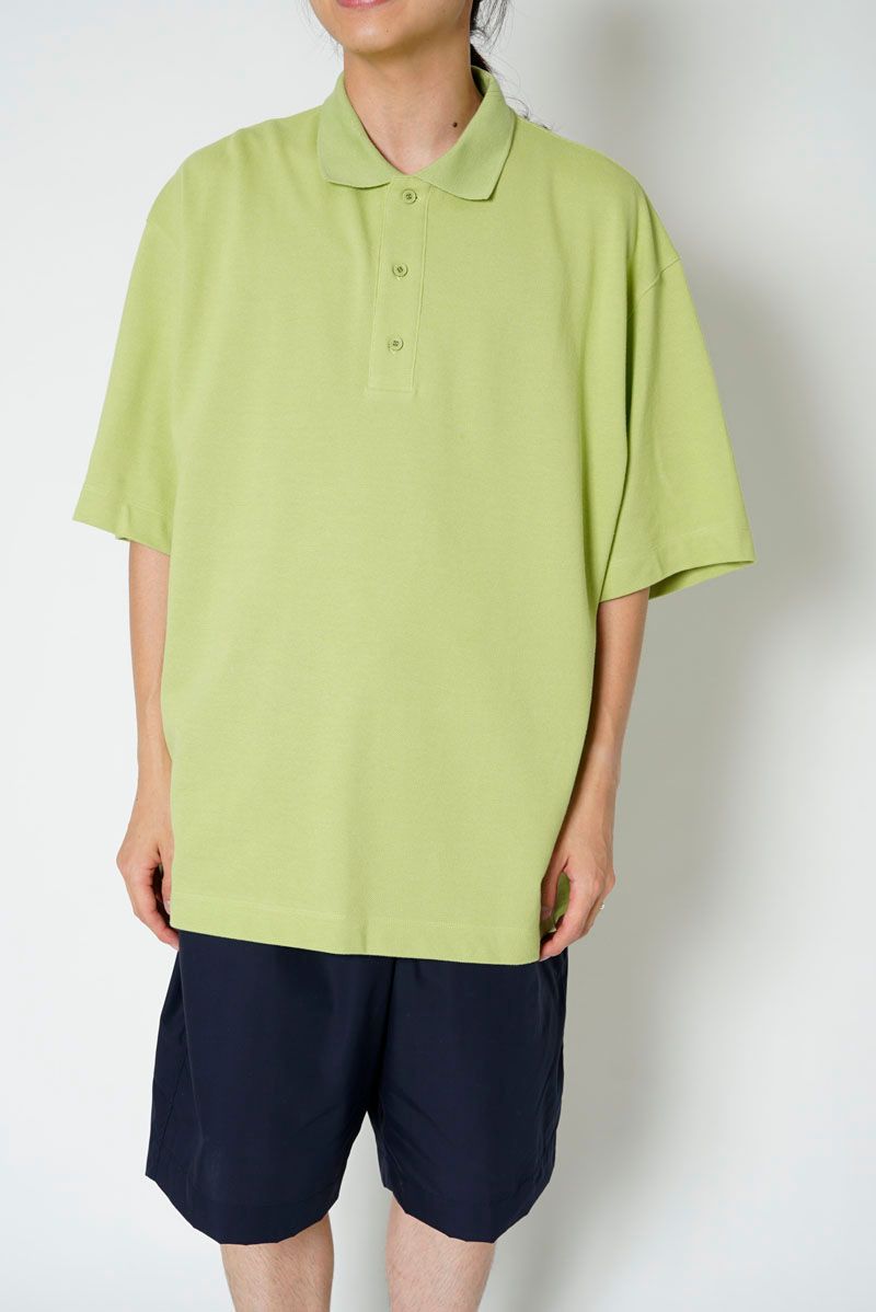 PIQUET POLO SHIRT / LIME