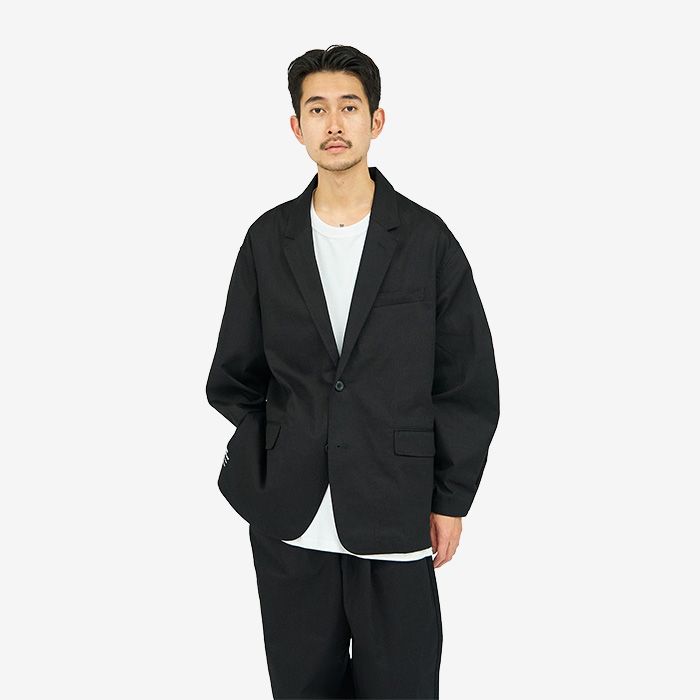 CORPORATE CHINO JACKET / BLACK