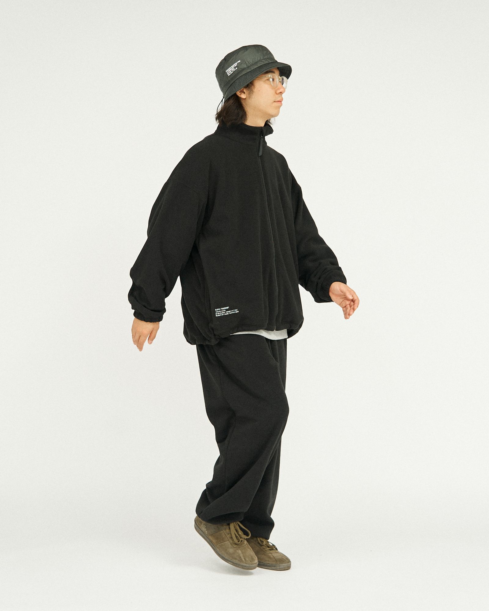 FreshService - FLEECE TRACK SUIT / BLACK | Stripe Online Store