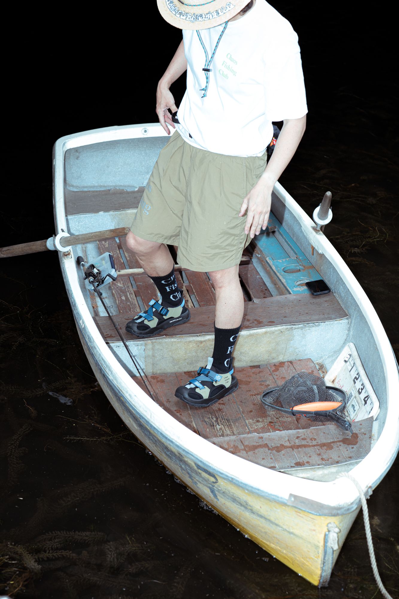 独特な chaos fishing club オレンジ バラクラバ あそべ 小物 - 小物