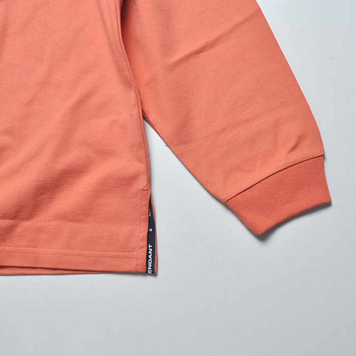 DESCENDANT - CROUCH POLO LS / ORANGE | Stripe Online Store