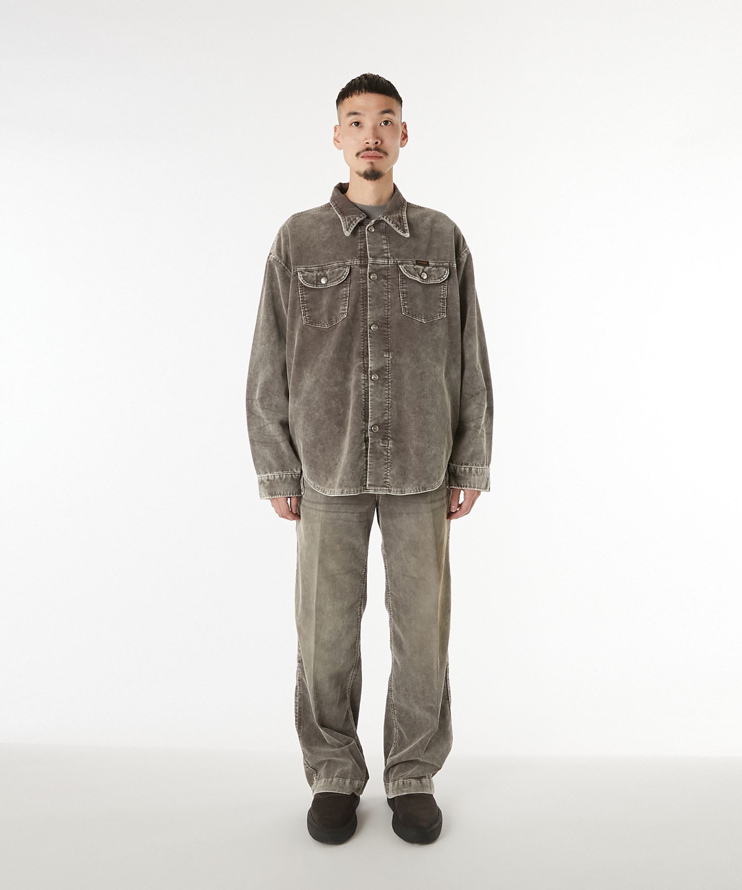 6252-WR01 / N.HOOLYWOOD COMPILE × Wrangler SHIRT / BLACK
