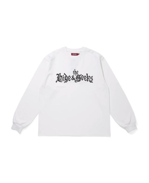 "HideandSeek×Toru Nishiura" The H&S L/S Tee / WHT / L/Sシャツ