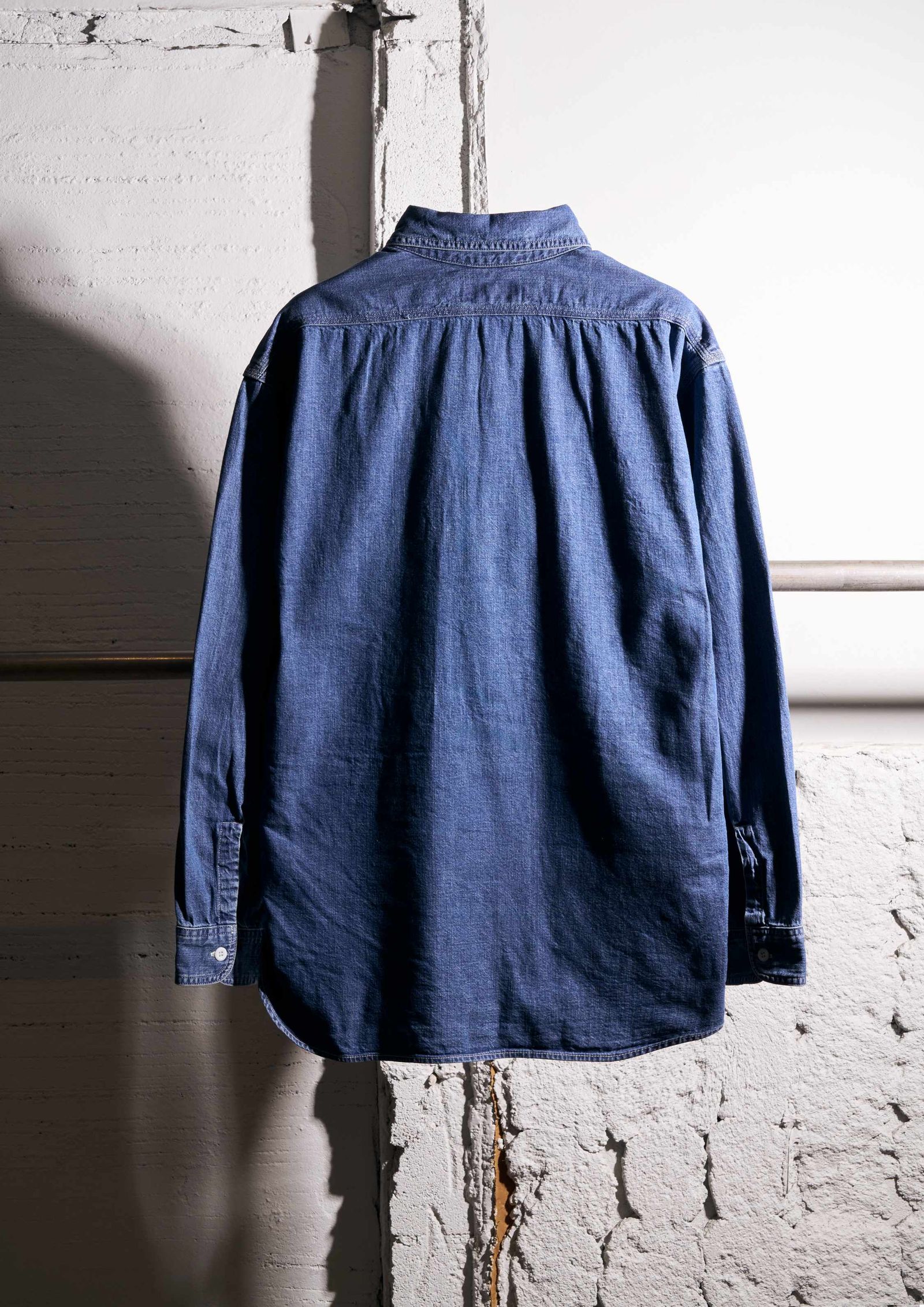 DENIM SHIRT B.WASH / INDIGO / デニム シャツ