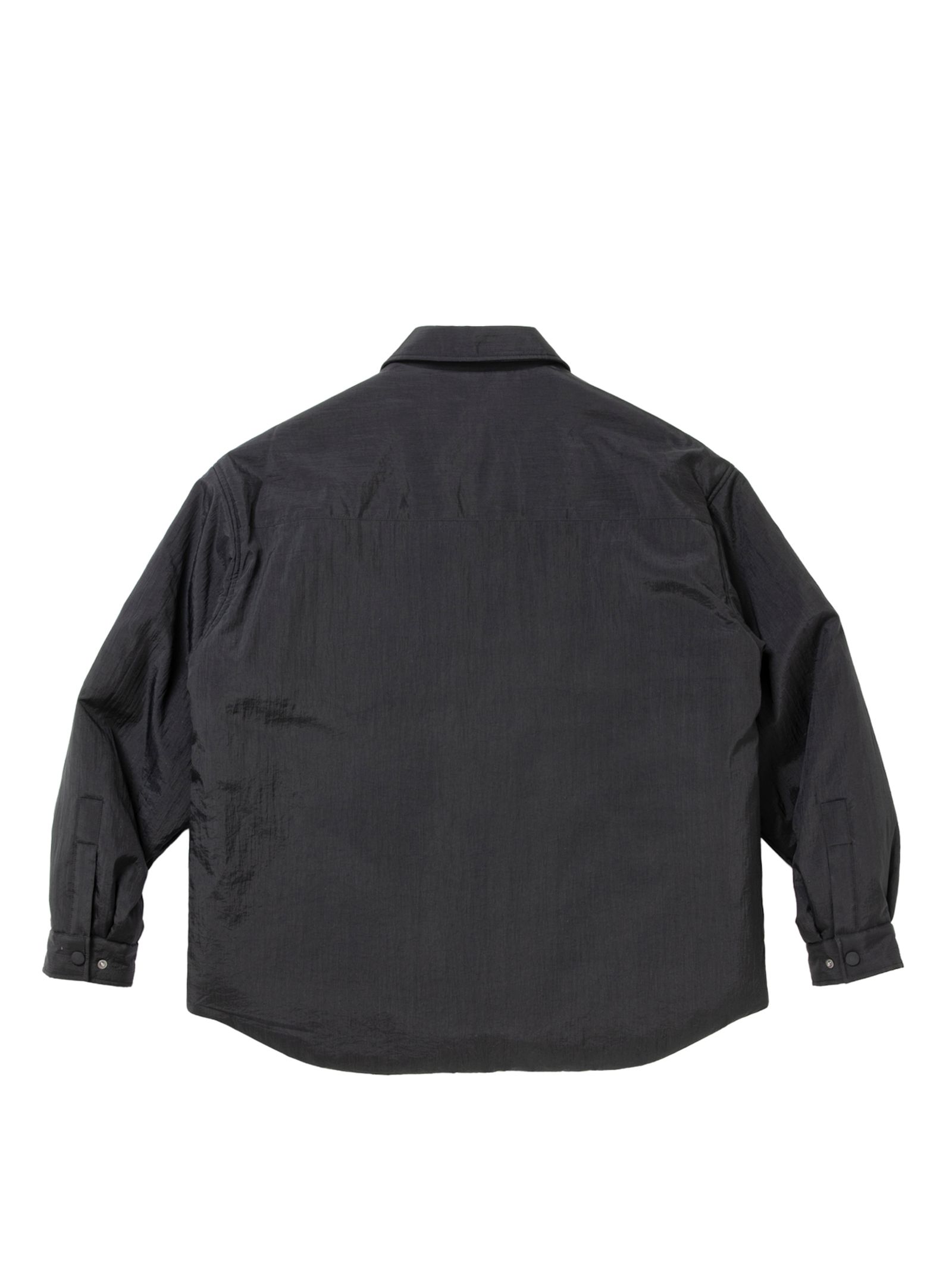 Nylon Taffeta Padded Shirt / BLACK /  ナイロン シャツ