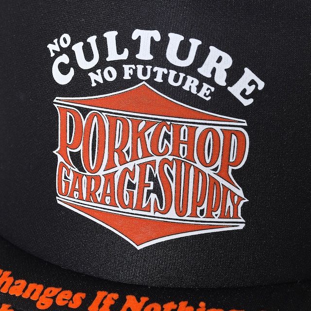 WAVE LOGO MESH CAP / BLACK