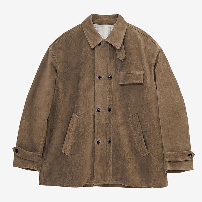 Hairy Suede Corbusier Jacket / Brown