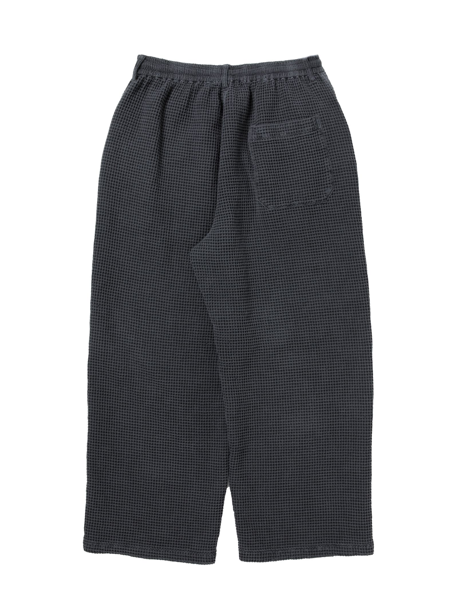 Pigment Dyed Waffle Easy Pants / BLACK /  ワッフルイージーパンツ / CTE-25A106