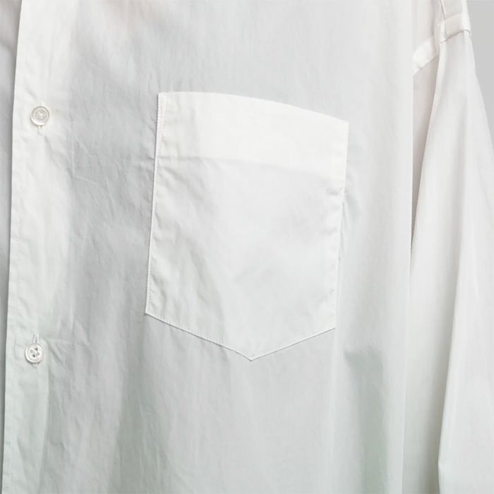 Broad L/S Oversized Regular Collar Shirt / PALE GREEN