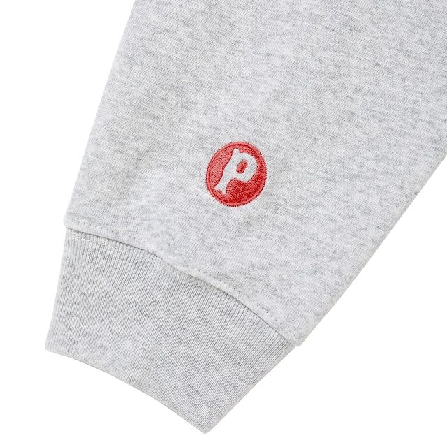 SC LOGO ZIP UP HOODIE / ASH / ジップパーカー