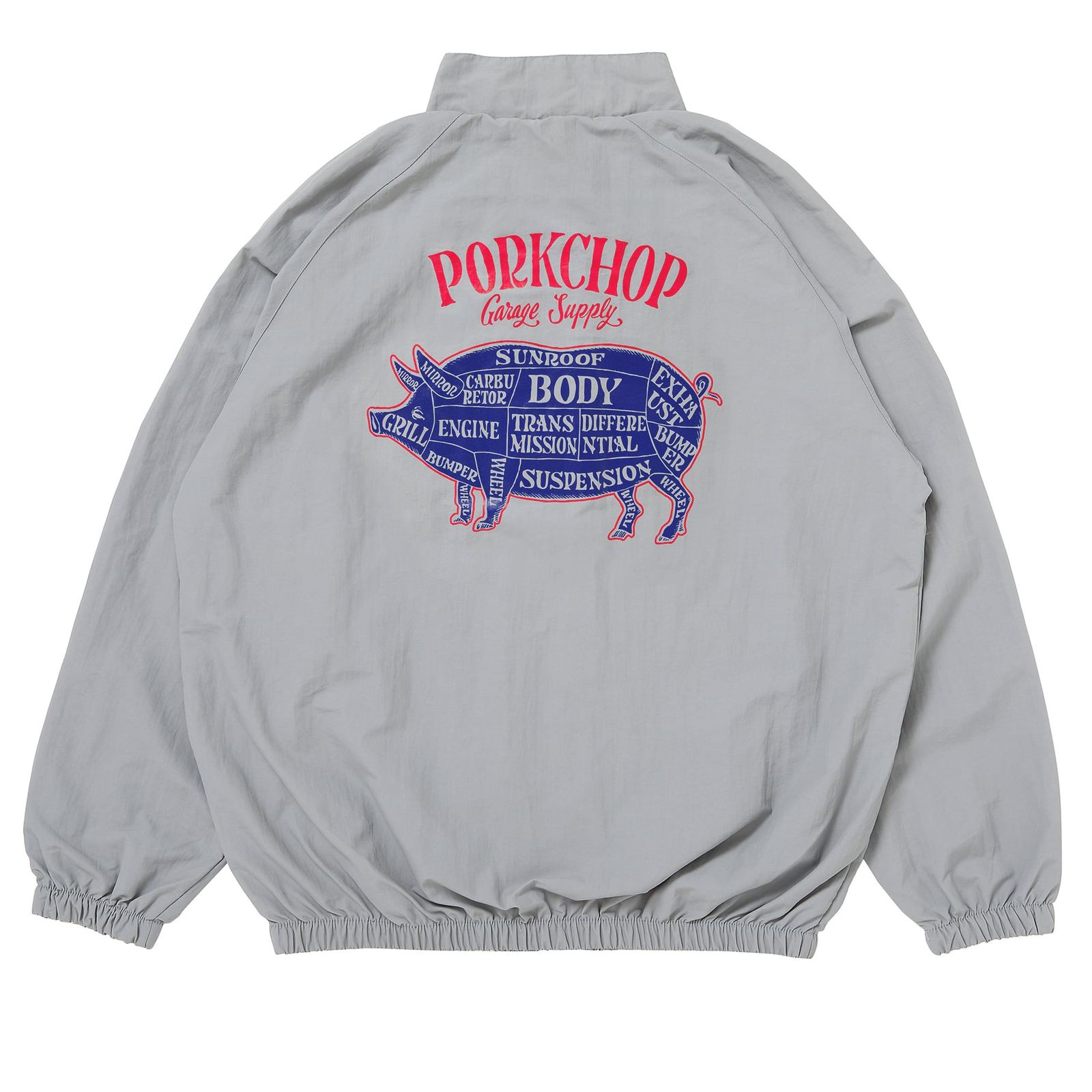 PORK BACK NYLON JKT / GRAY / ナイロンジャケット