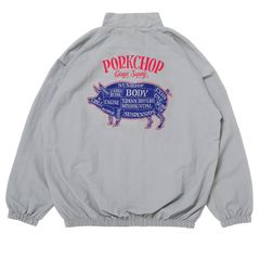 PORK BACK NYLON JKT / GRAY / ナイロンジャケット