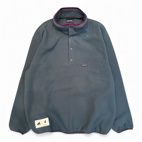 HUMMING FLEECE PULLOVER / TEAL