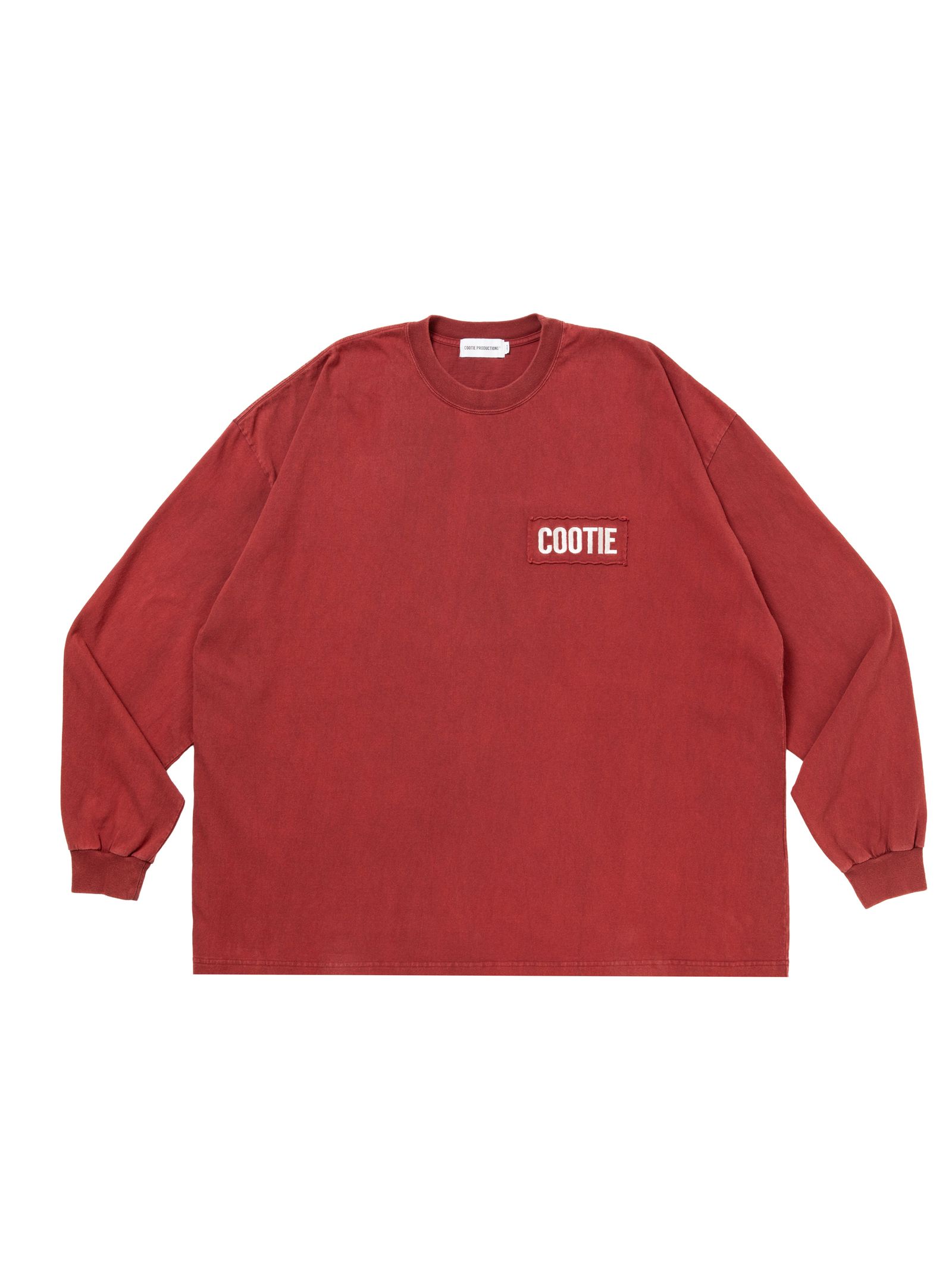AD Processing L/S Tee / BURGUNDY /  ワイドロングスリーブティーシャツ