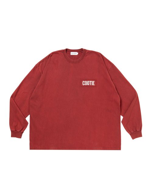 AD Processing L/S Tee / BURGUNDY /  ワイドロングスリーブティーシャツ