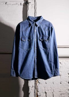 DENIM SHIRT H.WASH / INDIGO / デニム シャツ