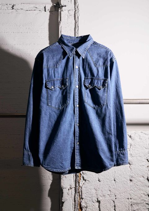 DENIM SHIRT H.WASH / INDIGO / デニム シャツ